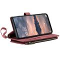 Caseme C30 Multifunksjonell Samsung Galaxy A33 5G Lommebok-deksel - Rød