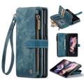 Caseme C30 Multifunksjonell Samsung Galaxy Z Fold4 5G Lommebok-deksel - Blå