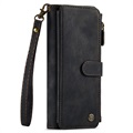 Caseme C30 Multifunksjonell Samsung Galaxy Z Fold4 Lommebok-deksel - Svart