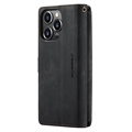 Caseme C30 Multifunksjonell iPhone 14 Pro Lommebok-deksel - Svart