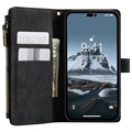 Caseme C30 Multifunksjonell iPhone 14 Pro Lommebok-deksel - Svart