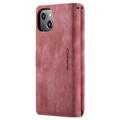iPhone 14 Caseme C30 Multifunksjonell Lommebok-deksel - Rød