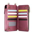 Caseme ME50 Universal Crossbody-veske med RFID-beskyttelse - 4"-7.3" - rød