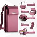 Caseme ME50 Universal Crossbody-veske med RFID-beskyttelse - 4"-7.3" - rød