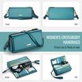 Caseme Me30 3-i-1 Crossbody-telefonveske - 4"-7.5" - Grønn