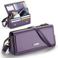 Caseme Me30 3-i-1 Crossbody-telefonveske - 4"-7.5" - Lilla