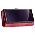 Caseme Multifunksjonell Samsung Galaxy S10e Lommebok-deksel - Rød