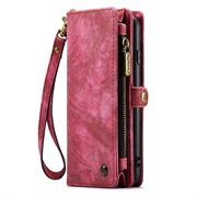 Caseme 2-i-1 Multifunksjonell iPhone 11 Lommebok-deksel - Rød