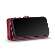 Caseme 2-i-1 Multifunksjonell iPhone 11 Lommebok-deksel - Rød