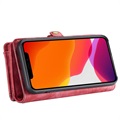 Caseme 2-i-1 Multifunksjonell iPhone 11 Pro Max Lommebok-deksel - Rød
