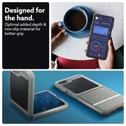 Samsung Galaxy Z Flip5 Caseology Parallax Hybrid-deksel - Grå