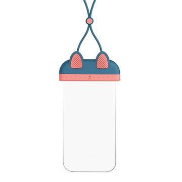 Katteører universelt vanntett etui - 7" - blå