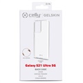 Celly Gelskin Samsung Galaxy S21 Ultra 5G TPU-deksel - Gjennomsiktig