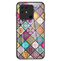 Checkered Pattern Xiaomi Redmi 10C Hybrid-deksel - Fargerik Mandala