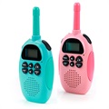 Barnas Walkie-Talkie med Oppladbart Batteri - Grønn / Rosa