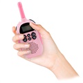 Barnas Walkie-Talkie med Oppladbart Batteri - Grønn / Rosa