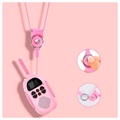 Barnas Walkie-Talkie med Oppladbart Batteri - Grønn / Rosa