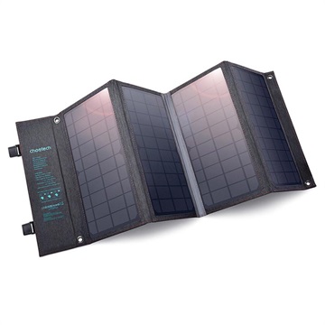 Choetech SC006 Foldable Solcellelader - 36 W - Grå
