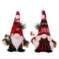 Juledekorasjon med nisse - 24cm
