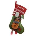 Julesokk med 3D-figur - 46 x 30cm