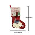 Julesokk med 3D-figur – 46 x 30cm – Julenissen