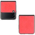 Samsung Galaxy Z Flip3 5G Belagt Plast Deksel - Rød