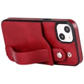 iPhone 13 Mini belagt TPU-deksel med RFID - rød