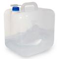 Sammenleggbar vannbeholder med tappekran 15l - BPA-fri, FDA-godkjent