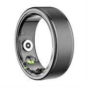 Colmi R03 Smart Ring med 21 sportsmoduser - dansk, svensk, engelsk språk - 19.8mm - Svart