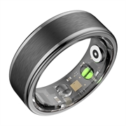Colmi R03 Smart Ring med 21 sportsmoduser - dansk, svensk, engelsk språk - 21.3mm - Svart