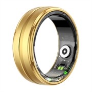 Colmi R06 Smart Ring med Bluetooth 5.0 - Dansk, svensk, engelsk - 21.3mm - Gull