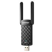 Comfast CF-952AX V2 Dual-Band WiFi 6 USB-adapter - 1800Mbps - Svart
