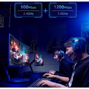 Comfast CF-952AX V2 Dual-Band WiFi 6 USB-adapter - 1800Mbps - Svart