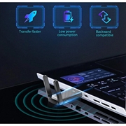 Comfast CF-952AX V2 Dual-Band WiFi 6 USB-adapter - 1800Mbps - Svart