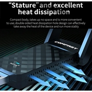 Comfast CF-952AX V2 Dual-Band WiFi 6 USB-adapter - 1800Mbps - Svart