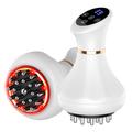 Trådløs 4-i-1 Bio-Pulse massasjeapparat med varme- og lysterapi - hvit
