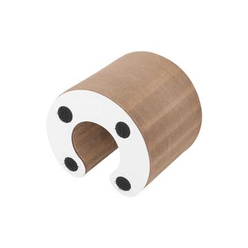 Interaktivt kløebrett av bølgepapp med magisk orgel og bjelle og klosliping