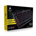Corsair Gaming K63 mekanisk spilltastatur - rødt lys - svart
