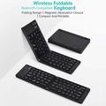 Coteci 64017 Sammenleggbart Bluetooth-tastatur for Android, iOS og Windows - QWERTY - Svart