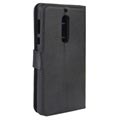 Nokia 5 Strukturert Lommebok-deksel - Svart