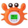 Krabbeformet Flytende Badetermometer med Romtemperatur