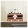 Creative Retro FM Radio Bluetooth-høyttaler - Brun