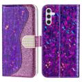 Croco Bling Series Samsung Galaxy A13 5G Lommebok-deksel - Roségull