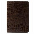 iPad Air Folio-veske - Krokodillemønster - Brun