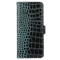 Crocodile Series Honor X8 Lommebok-deksel i Lær med RFID - Grønn
