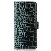 Xiaomi 17T Pro Crocodile Series Lommebok-deksel i Lær med RFID - Grønn