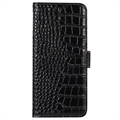 Motorola Moto G (2023) Crocodile Series Lommebok-deksel i Lær med RFID