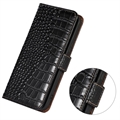 Motorola Moto G (2023) Crocodile Series Lommebok-deksel i Lær med RFID