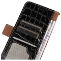 Nokia G42 Crocodile Series Lommebok-deksel i Lær med RFID