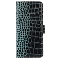 Nokia G42 Crocodile Series Lommebok-deksel i Lær med RFID - Grønn